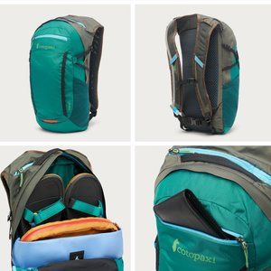 Cotopaxi Lagos 15L Hydration Backpack pack Green NWT